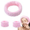 PHYTONICS 3er Set Haarband Kosmetik, Saugfähiges Make-up Haarband Gesicht Wasch Armbänder, Weich und elastisch, Für Gesichtspflege, Gesicht Waschen, Spa, Dusche