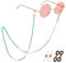 BTHRORO Brillenkette für Damen Perlen Brillenband Anti-Rutsch Brillen Kette Stilvolles Brillenbänder Perlen Brillenhalter für Damen Herren