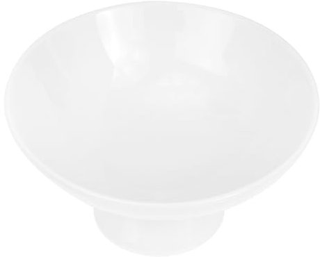 HOLIDYOYO Cuenco Alto Para Frutas y Aperitivos Frutero Cerámico Diseño Elegante Ideal Para Fiestas