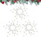 BRTNUP Weihnachts Kerzen Ring Weihnachts Perlen Kerzenring Kranz künstlichen Blumen Perlakzenten Kerzen Mini Blumenkranz für Hochzeit Weihnachts Tischdekoration (Weiß-Perlen)