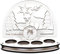 Dekolando Decorative Candle Arch Tea Light Holder Palm Tree Personalised Christmas Decoration Advent Wreath Light Arch Candle Arch Advent Light
