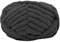 Strickgarn, grob gestrickt, für Decken, Handstricken, super weich, große Jumbo-Decke, dicke Wolle, (N°06, Schwarz)