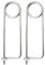 Sicherheitsnadeln Extra Groß, 15 cm Sicherheitsnadel Safety Pins Broschen Silber für Basteln DIY, 2er Pack