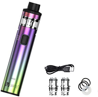 VAPTIO SOLO2 Starter-Kit mit 50W Box Mod 4,0ml All-in-One-Kit für elektronische Zigarette Verdampfer Keine Flüssigkeit Kein Nikotin