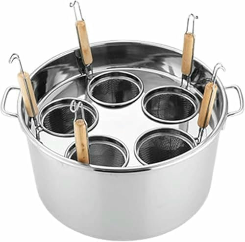 LYJYUJIE Pasta -Topf Mit Einsatz Zum Kochen Von Nudeln, 3/4/5 Löcher Mit Hausgemachter Küche, Restaurant, Kommerzielle Küche ~/