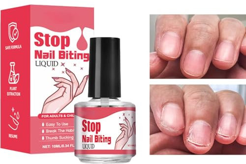 Birtern 10ml Nail Biting Polish For Kids Nail Polish To Stop Biting Your Nails Biting Prevention For Children Thumb Sucking Safe Easy To Carry Long Lasting Effect For Kids And Adults