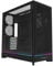 MONTECH HS01, ATX Mid-Tower PC-Gehäuse, Gaming-PC, High-Airflow, reversibles Layout, Mesh-Frontplatte, sinkendes Design, werkzeuglose Panels, Schwarz