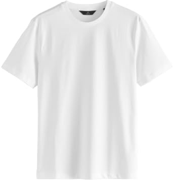 NEXT Herren Schmale Passform Premium Slim Fit T-Shirt mit Rundhalsausschnitt