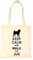 Print4U Keep Calm and Walk The Jug Dog Lover Shopping Tote Bag Natural