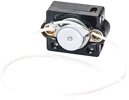 ORION LIGHTSTYLE Schwarzer Serien Zugschalter 2A 250VA für Leuchten, Lampen, Zug, Schalter inkl. Schnur