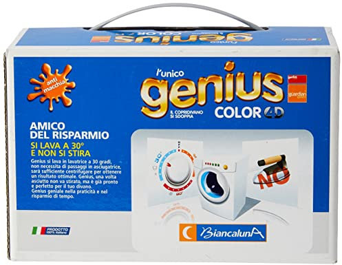 Biancaluna Coppia Copricuscino 1 Posto Genius Tinta Unita Elastico Vari Colori 1016 - rosso -