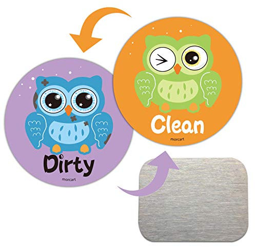 Clean Dirty Magnet for Dishwasher - Washable Thickened Dishwasher Sign Clean Dirty Magnet, Heavy Duty Printed and Packaging