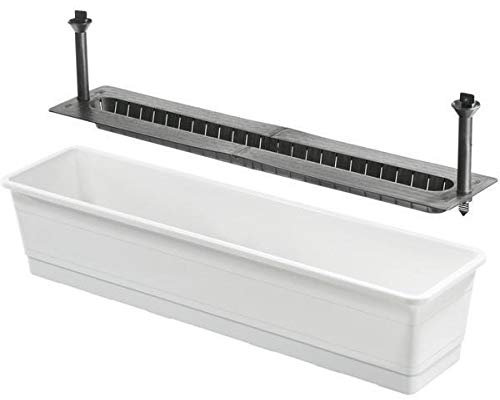 orthex Blumenkasten Balcony, Breite 750 mm, weiß