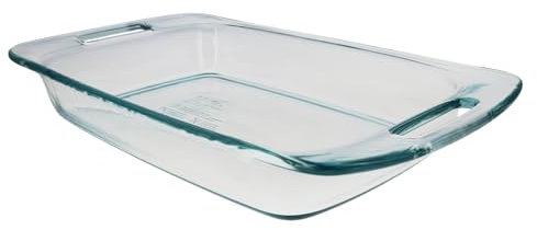 Pyrex C-233 Easy Grab Glas-Backform, hergestellt in den USA