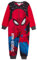 Marvel The Official Spiderman Tutina per ragazzi in pile All in One Pigiama per bambini con cerniera Loungewear, Rosso, 3-4 Years