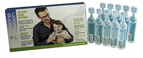 FARMA-DERMA, Soluzione salina ipertonica RINOWASH - PROMO 2 CONFEZIONI
