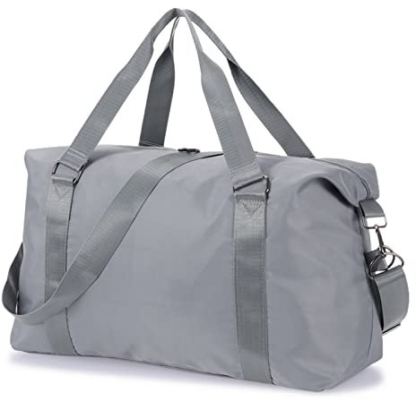 HAWEE Reisetasche Herren Groß Weekender Sporttasche Damen Wasserdicht Gym Bag Leichte Handgepäck Tasche Faltbare Duffle Bag für Reisen Sport Training Schwimmen