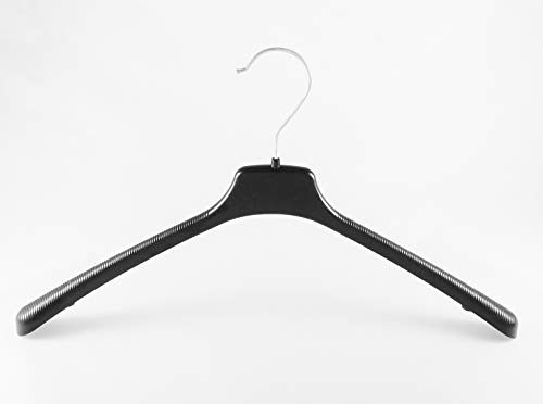 Kleiderbügel für Blusen und Hemden, 45 cm, schwarz, WA45b, NEU, 200 Stück