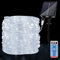 JIMACRO Outdoor Solar LED Lichtschlauch, IP65 Wasserdicht Solar Lichterkette Außen 22m 200LEDs Solar Deko Lichter mit 8 Beleuchtungsmodi für Garten Baum Party Weihnachtsdekoration