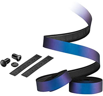 CICLOVATION BAR Tape, Poly Touch_Cosmic Haze, Synthetic Leather with a Jewelled Pattern That is Attractive Durable and exhibits Excellent Performance in All Conditions, T.3mm/W.30mm/L.2000mm (Blau)