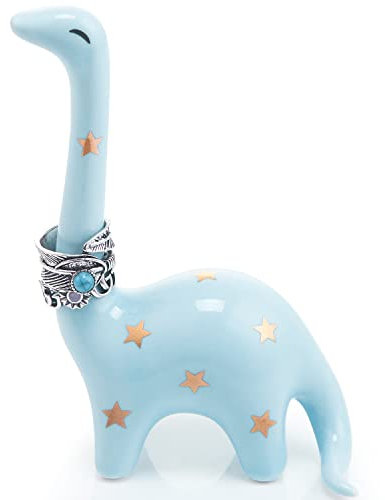 Titanape Dinosaur Gifts Ring Holder Trinket Dish, Gifts for Women Her Girls Birthday Christmas Engagement Ring Stand, Cute Jewellery Holder for Rings Bracelets Necklace Organizer
