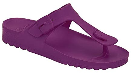 Scholl Bahia Flip-flop, Flip-Flop Donna, Wine, 37 EU