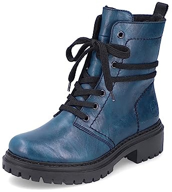 Rieker Damen Schnürstiefeletten 72675, Frauen Stiefeletten