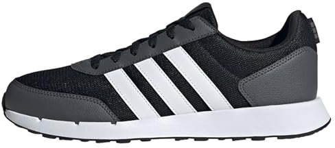 adidas Unisex - Adulto Run 50s Shoes, Core Black Cloud White Grey Six, 46 EU