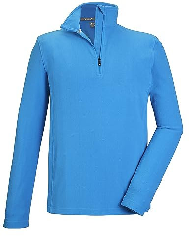 killtec Herren Fleeceshirt mit Stehkragen und Reißverschluss KSW 99 MN FLC SHRT, dunkelpetrol, S, 40878-000