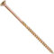 AERZETIX - C69154 - Lot de 25 Vis à bois Ø6x140 mm à tête fraisée - à empreinte étoile Т30 - en acier zingué - menuiserie contreplaqué aggloméré mélaminé terrasse panneaux chevrons bastaings
