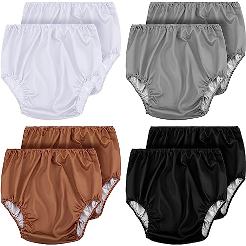 Panitay 8 Pcs Plastic Adult Diaper Covers Elderly, Medium, Multicolored