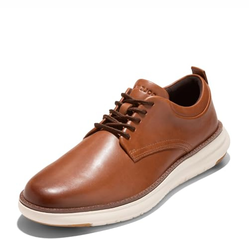 Cole Haan Men's Grand Remix Oxford, British Tan/Ivory, 43-M EU