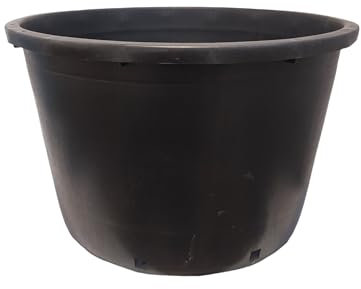 NG NICCOLAI VASO TINOZZA MASTELLO DI GRANDI DIMENSIONI SENZA MANICI CON FORI PER ORTO GIARDINAGGIO E VIVAISMO VARIE MISURE 100% PVC RICCLATO (LT. 230 (Ø85/80 cm - H. 55 cm))