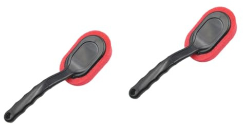 BUGUUYO 2stücke Car Spongy Brush Mit Langem Griff Multifunktionale Auto-reinigungsbürste Aus Hochwertigem Material Rutschfester Griff Und Dickem Schwammkopf Für Innen Und