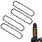 4 Pack 8 inch Chainsaw Chain for (20cm) Bar 33 Drive Links, 3/8 LP, .050 Gauge, Replacement Chainsaw Fits for Bosch, Ryobi, Black & Decker and More -Without Guide Bar