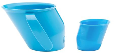 Doidy Juego de tazas y mini tazas (azul)