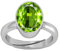 Arwacraft - Original zertifizierter Peridot-Ring 5,25 Ratti 4,42 Karat Peridot Upratna Stein verstellbar für Damen Herren mit Laborzertifikat, B0DMKLGBMRNAMZ, klein, Stein