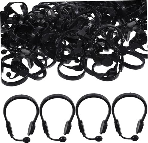 Milisten 50piezas Accesorios Microfono Auriculares para Props De Vestir y Decoración para Infantil