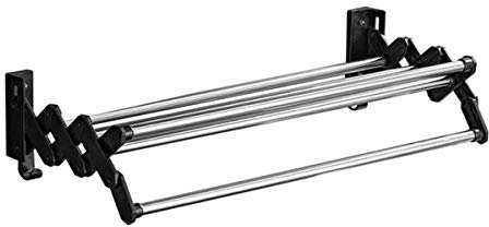 Fanxu Wäschetrockner für die Wand Wandtrockner ausziehbare Wäscheständer für den Waschraum platzsparender Akkordeon Trockenständer zur Wandmontage (Color : Towel Rack, Size : 40cm)