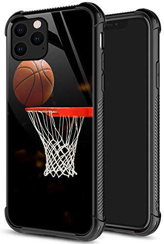 ZHEGAILIAN for iPhone 11 Case, Military-Grade Protection, All-Around Shockproof Corners, Anti-Scratch Phone Case for iPhone 11, Basketball