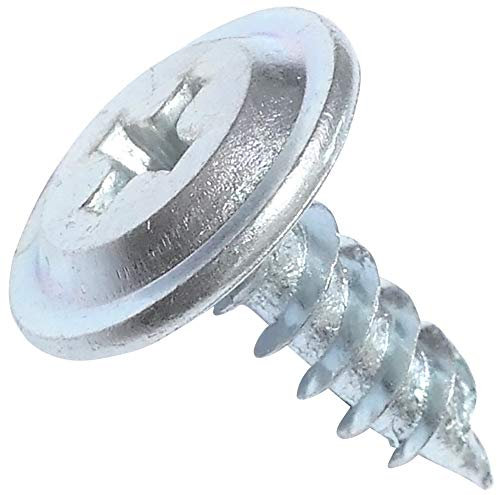 AERZETIX - C44679 - Lot de 100 Vis à tôle autotaraudeuses Ø4.2x13mm à tête large bombée - à empreinte PH/cruciforme - ossature bardage métallique chéneaux - en acier zingué - couleur argent