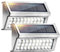 Onshida Lumière Solaire Extérieur 2 Pack 30 LED, Lampe Solaire Étanche Éclairage Solaire en Acier Inoxydable Lampe de Sécurité sans Fil Lampe Mural pour Jardin Cour Terrasse Escalier Parking Patio