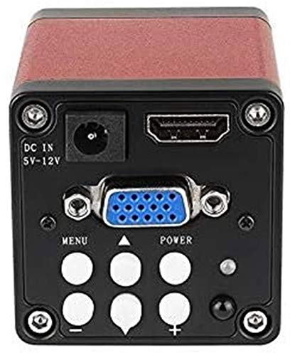 13MP Digital microscope for electronics 130X C mount Lens HDMI VGA Industrial Digital Video Microscope Camera Soldering YIZHAN Tools (Color : Set C) (Color : Set C)