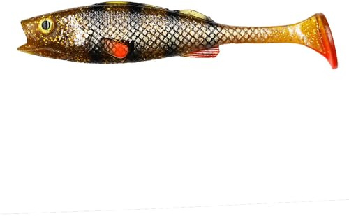 LMAB KØFI Perch Shad 11 cm (KÖFI) Farbe Motoroil Perch