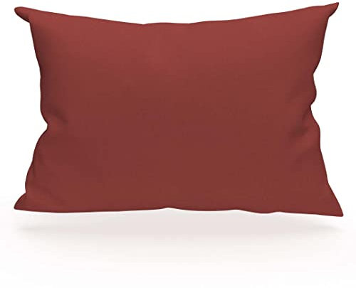 Soleil d'ocre, Taie d'oreiller, Coton 57 Fils, Brique, 50x70 cm