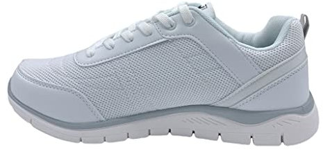 Sergio Tacchini Sportschuhe für Herren, Gymnastik, Fitnessstudio, Laufen, leicht, Bold Mix, Weiß, 41 EU
