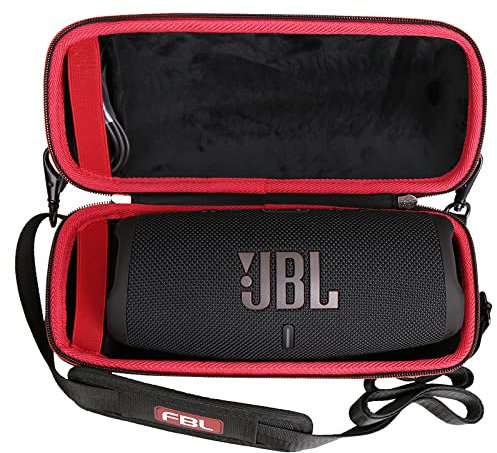FBLFOBELI Funda rígida de transporte para altavoz Bluetooth JBL Charge 4 / Charge 5, impermeable, bolsa protectora con correa para el hombro