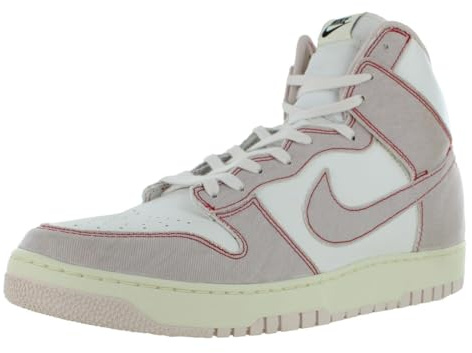 NIKE Dunk Hi 1985 Mens Trainers DQ8799 Sneakers Shoes (UK 8 US 9 EU 42.5, Summit White Barely Rose 100)