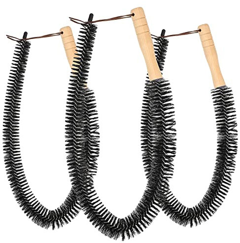 VILLFUL 3stücke Kühler-reinigungsbürste Für Heizkörper Trockner Fussel Bürste Mit Langem Griff Staubwedel Reinigungsbürsten Heizkörperbürste Zum Reinigen