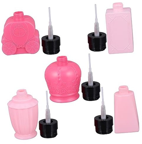 minkissy Press Bottle for 5pcs Set Liquid Dispenser No Harm Tasteless Easy to Carry